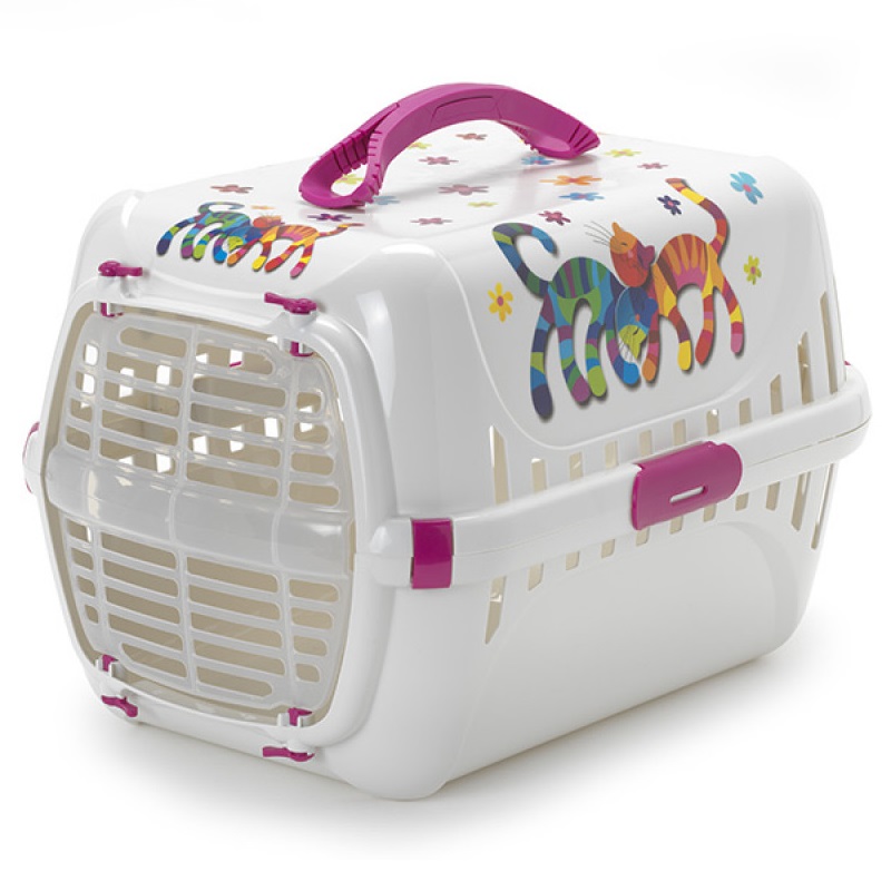 Переноска пластиковая для кошек Moderna Trendy Runner Hot Pink 49x32x30 см, белый
Переноска пластиковая для кошек Moderna Trendy Runner Hot Pink 49x32x30 см, белый