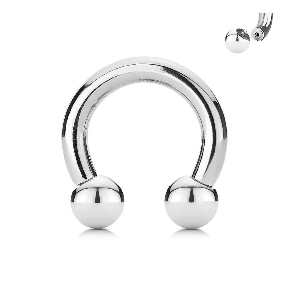 Циркуляр (подкова) из стали PiercedFish HSI для септума, уха, серьга хард для тоннелей, для брови, губ, пупка, сосков, пирсинга смайл (16 мм, 5 мм, 8 мм)
Циркуляр (подкова) из стали PiercedFish HSI для септума, уха, серьга хард для тоннелей, для брови, губ, пупка, сосков, пирсинга смайл (16 мм, 5 мм, 8 мм)