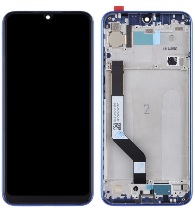Дисплей (экран) для Xiaomi Redmi Note 7 + тачскрин, черный, с передней панелью синего цвета High Copy
Дисплей (экран) для Xiaomi Redmi Note 7 + тачскрин, черный, с передней панелью синего цвета High Copy