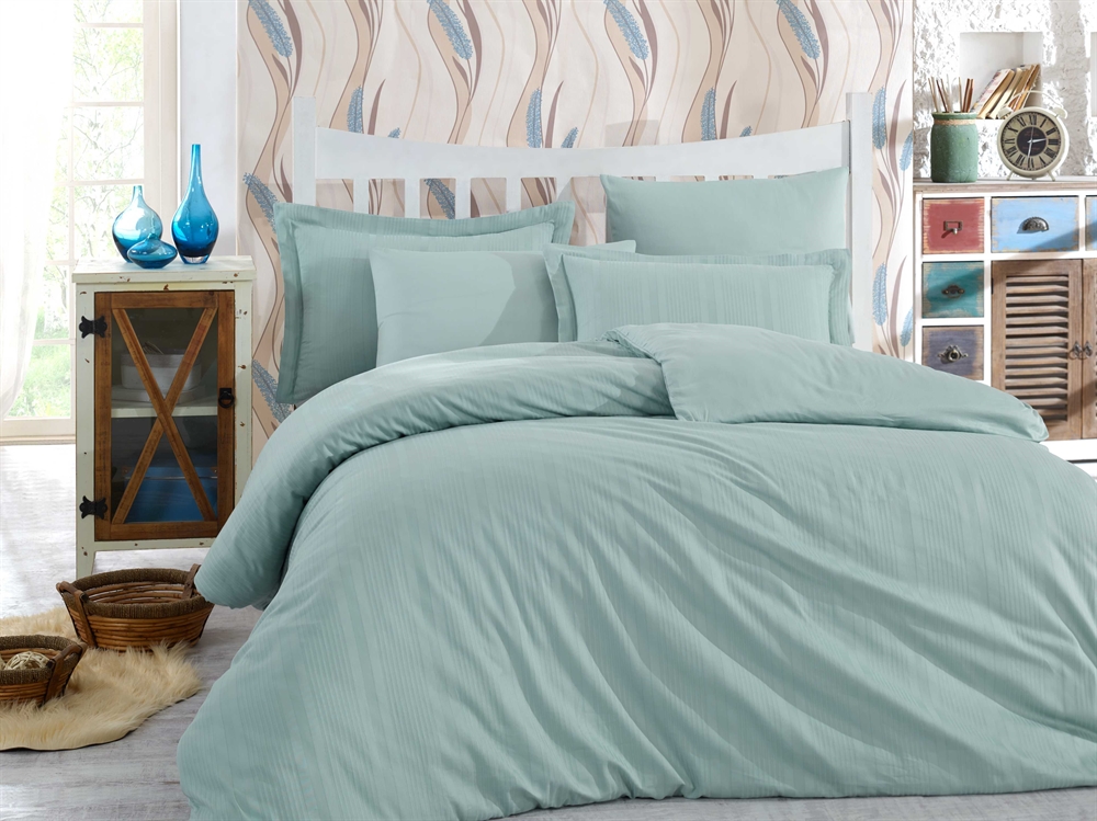 Комплект постельного белья HOBBY Exclusive Sateen Diamond Stripe м'ята 2*160*220/2*50*70+2*70*70
Комплект постельного белья HOBBY Exclusive Sateen Diamond Stripe м'ята 2*160*220/2*50*70+2*70*70