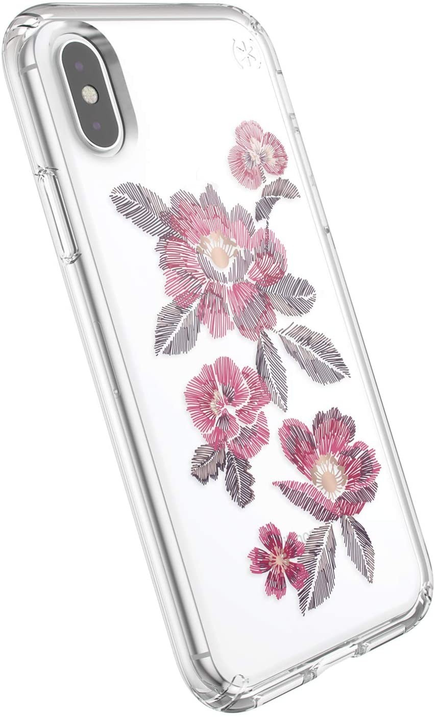 Противоударный защитный чехол бампер Speck Products Presidio Clear + Print iPhone Xs/iPhone X Embroidered Floral Fuchsia/Clear
Противоударный защитный чехол бампер Speck Products Presidio Clear + Print iPhone Xs/iPhone X Embroidered Floral Fuchsia/Clear