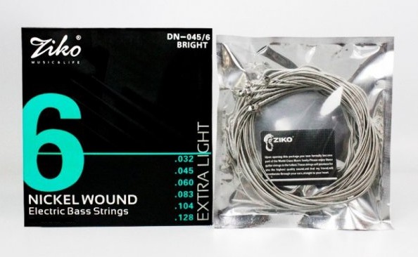 Струны бас-гитары никель ZIKO DN-045-6 (32-128)
Струны бас-гитары никель ZIKO DN-045-6 (32-128)