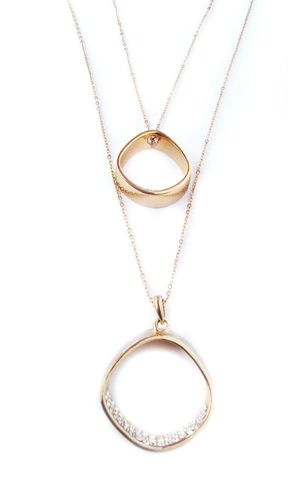Кулон на двойной цепочке 2 кольца с кристаллами Сваровски gold DANON 92288
Кулон на двойной цепочке 2 кольца с кристаллами Сваровски gold DANON 92288