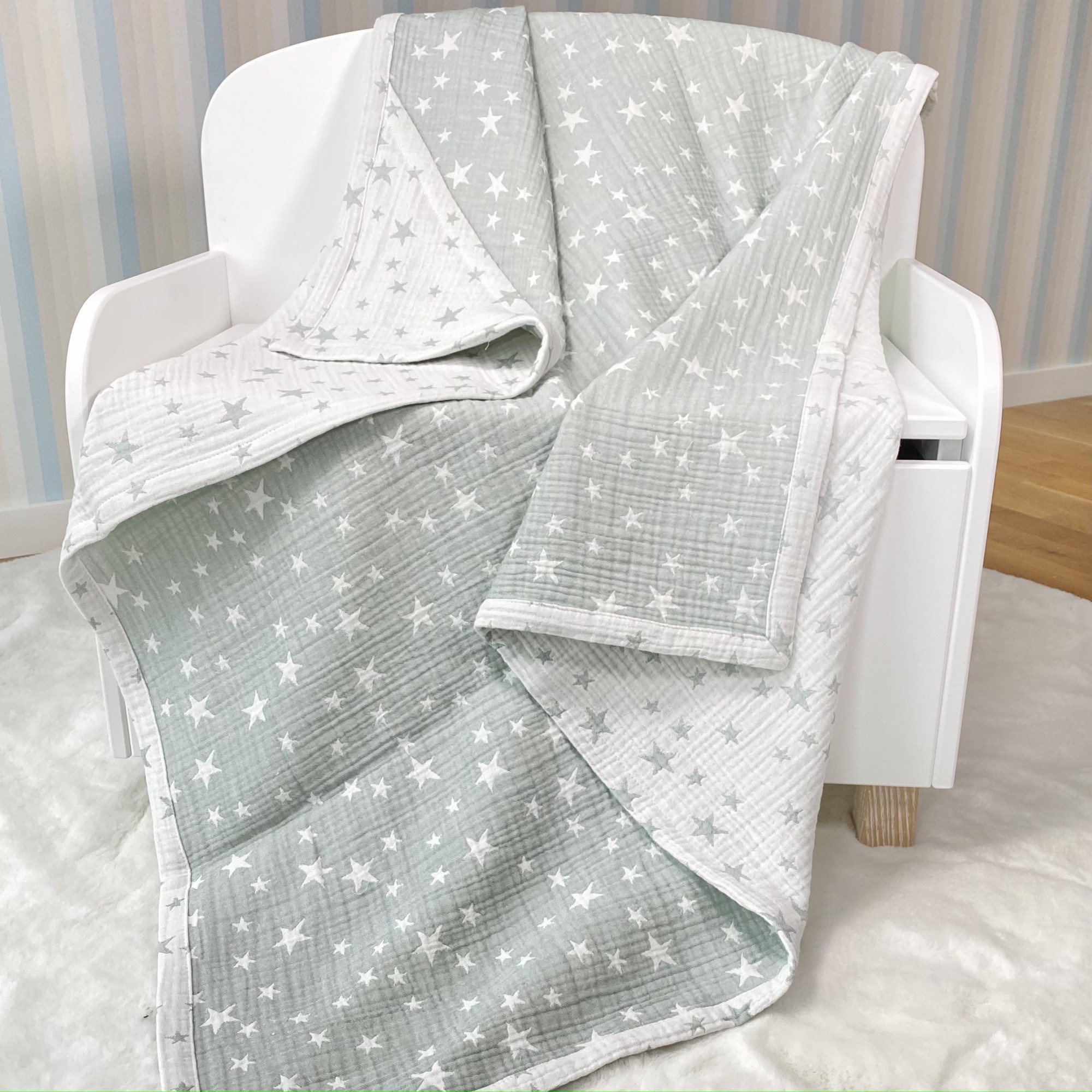 Детское муслиновое полотенце для купания (100х130 см) с уголком Tino Baby
Детское муслиновое полотенце для купания (100х130 см) с уголком Tino Baby