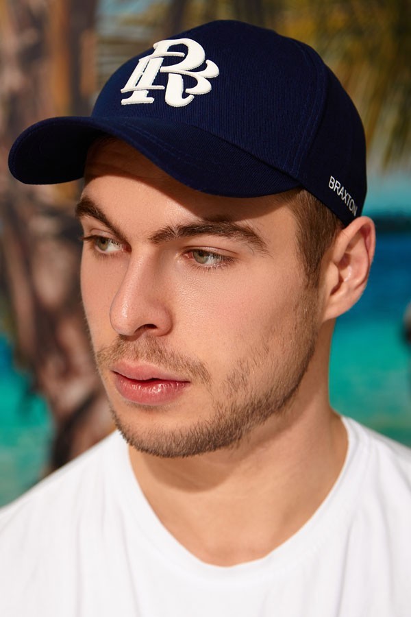 Кепка-бейсболка мужская с логотипом Braxton 1377 темно синий 
Кепка-бейсболка мужская с логотипом Braxton 1377 темно синий