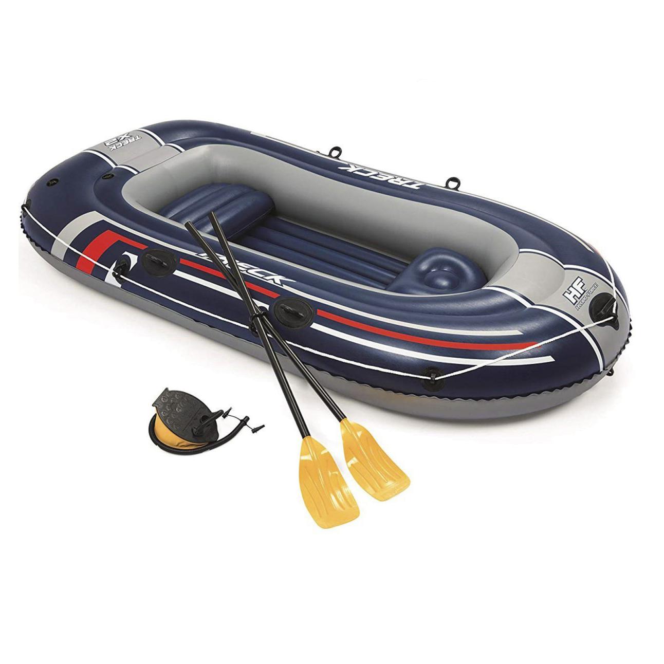 Двухместная надувная лодка Bestway 61068 Treck X2, (Hydro Force), синяя, 255 х 127 см, (весла, ножной насос). 3-х камерная
Двухместная надувная лодка Bestway 61068 Treck X2, (Hydro Force), синяя, 255 х 127 см, (весла, ножной насос). 3-х камерная