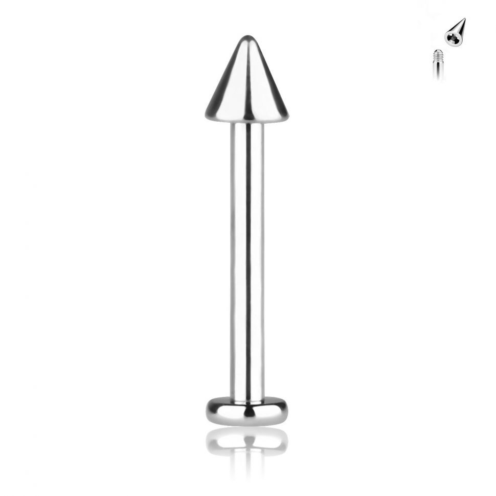 Серьга лабрет из титана для пирсинга губ, хряща уха PiercedFish T23L02 с шипом (10 мм, 1.2 мм, 3 мм)
Серьга лабрет из титана для пирсинга губ, хряща уха PiercedFish T23L02 с шипом (10 мм, 1.2 мм, 3 мм)