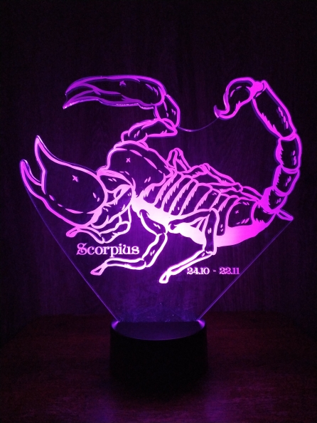 3D светильник-ночник «Скорпион 2» CreativeLamps Увеличенная пластина (c пультом ДУ) (1226)
3D светильник-ночник «Скорпион 2» CreativeLamps Увеличенная пластина (c пультом ДУ) (1226)