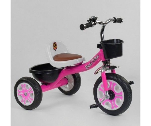 Велосипед 3 х колёсный Best Trike розовый пено колесо металлическая рама звоночек 2 корзины LM 2806
Велосипед 3 х колёсный Best Trike розовый пено колесо металлическая рама звоночек 2 корзины LM 2806