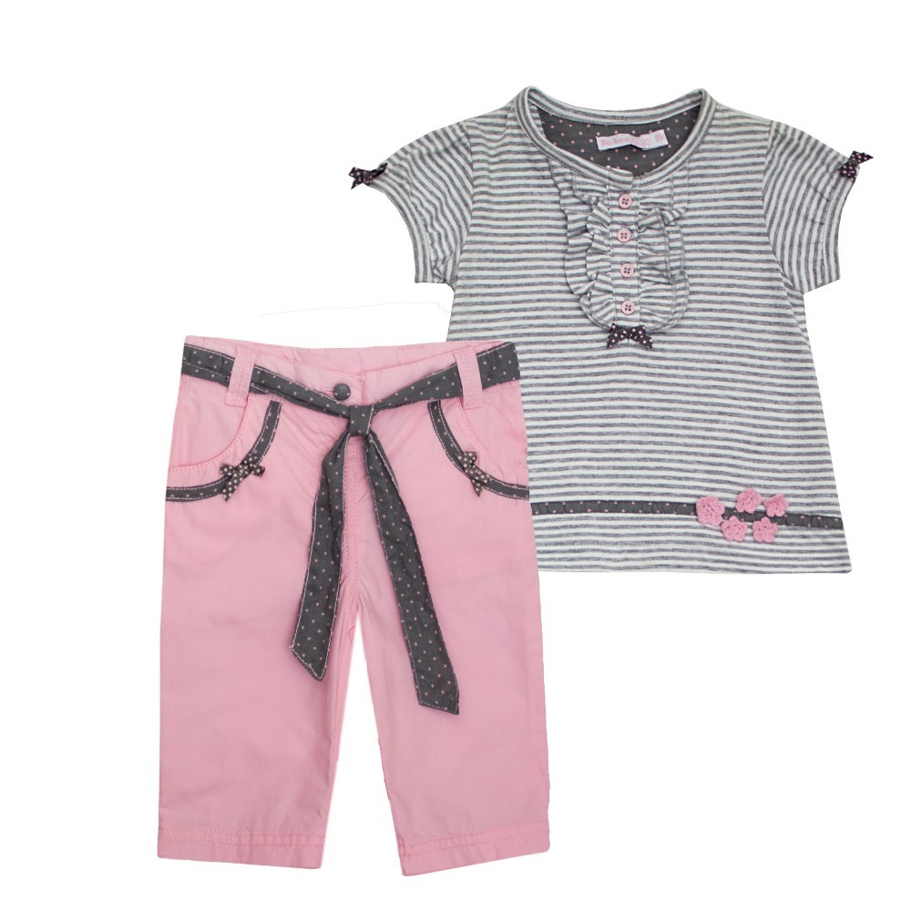 Костюм : Футболка, брюки Losan Mc baby girls (018804004/001) Серый с розовым M6-68 см
Костюм : Футболка, брюки Losan Mc baby girls (018804004/001) Серый с розовым M6-68 см