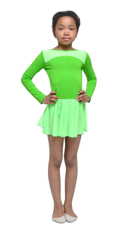 Купальник для гимнастики и танцев Little Dancer DR-2088-GR салатовый рост 32 (рост 122-128 см)
Купальник для гимнастики и танцев Little Dancer DR-2088-GR салатовый рост 32 (рост 122-128 см)