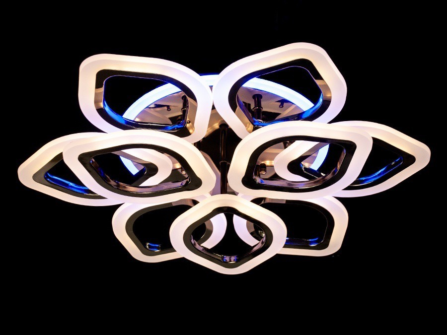 Потолочная LED люстра AlexMosh с диммером и LED подсветкой 3-х цветов 125W цвет черный хром (22299)
Потолочная LED люстра AlexMosh с диммером и LED подсветкой 3-х цветов 125W цвет черный хром (22299)