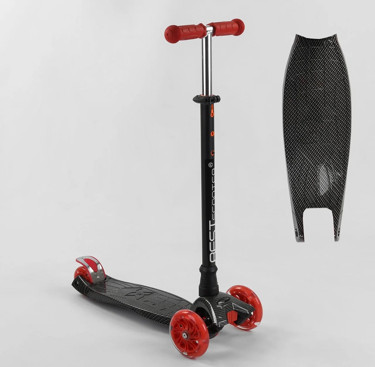 Самокат трехколесный Best Scooter Maxi A 25772 /779-1524 Колеса светяться Черный
Самокат трехколесный Best Scooter Maxi A 25772 /779-1524 Колеса светяться Черный