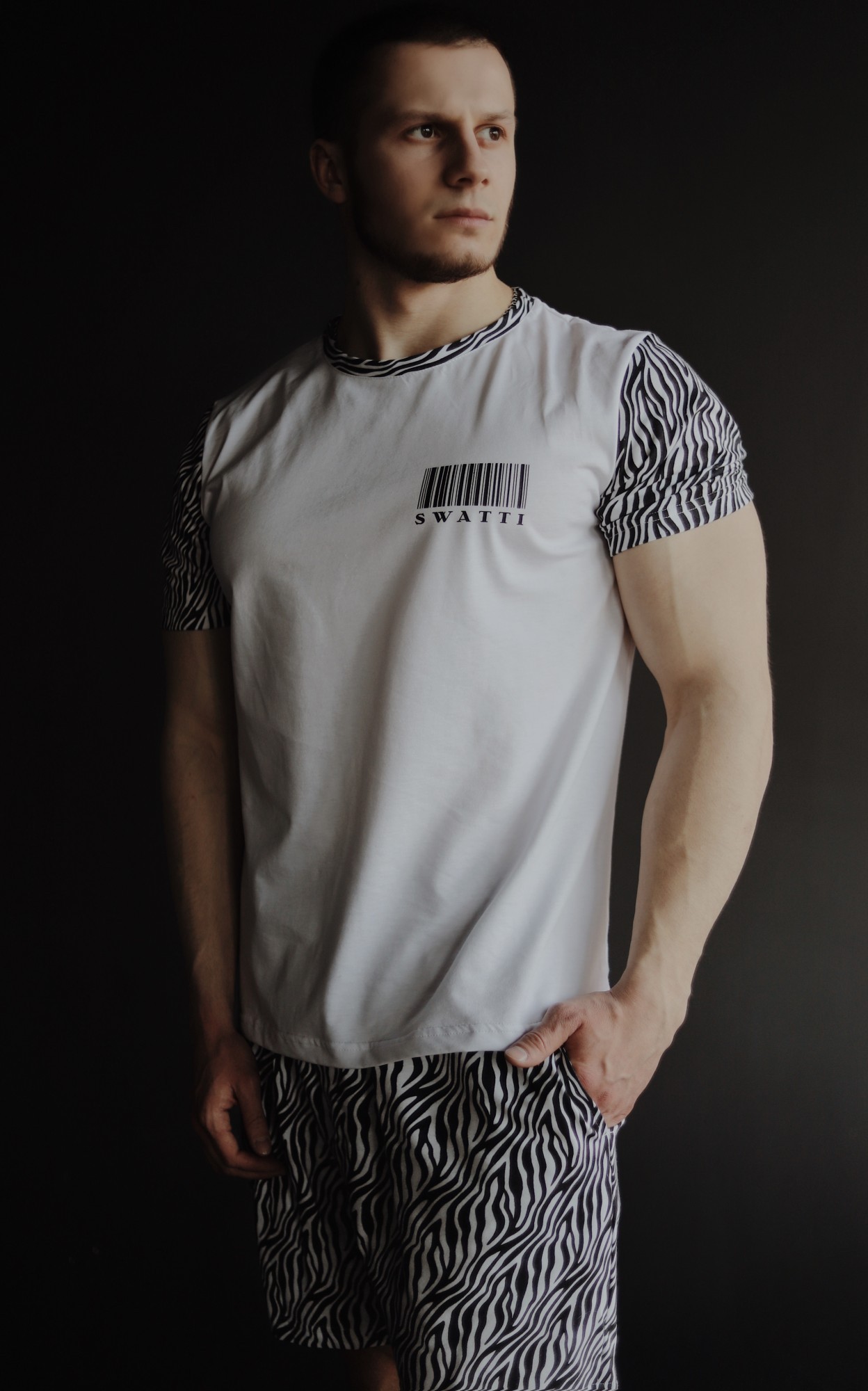Мужская пижама из хлопка Swatti Zebra Белый с черным, Мужская пижама из хлопка Swatti Zebra S Белый с черным
Мужская пижама из хлопка Swatti Zebra Белый с черным, Мужская пижама из хлопка Swatti Zebra S Белый с черным