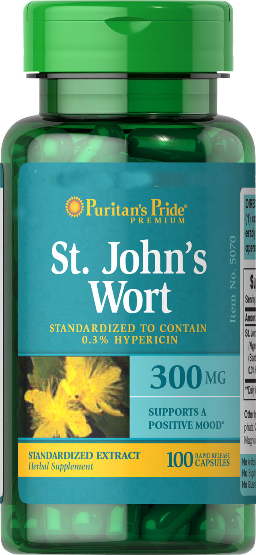 Специальный продукт Puritan's Pride St. John's Wort Standardized Extract 300 mg 100 капсул (4384301905)
Специальный продукт Puritan's Pride St. John's Wort Standardized Extract 300 mg 100 капсул (4384301905)