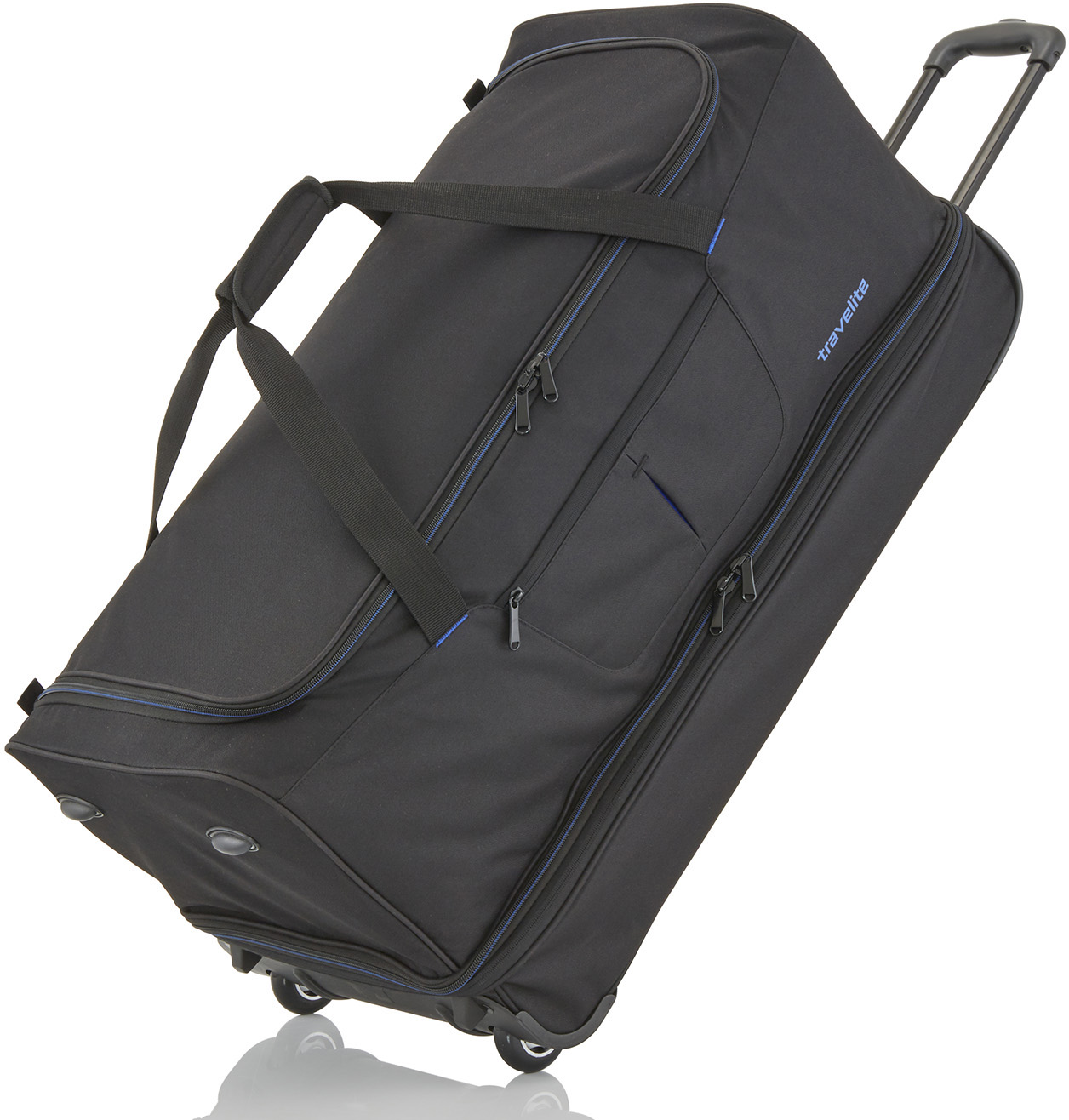 Дорожная сумка на колесах Travelite BASICS/Black на 2 колесах L exp. (98/119л,2,8кг) (70x38/46x37см) TL096276-00
Дорожная сумка на колесах Travelite BASICS/Black на 2 колесах L exp. (98/119л,2,8кг) (70x38/46x37см) TL096276-00