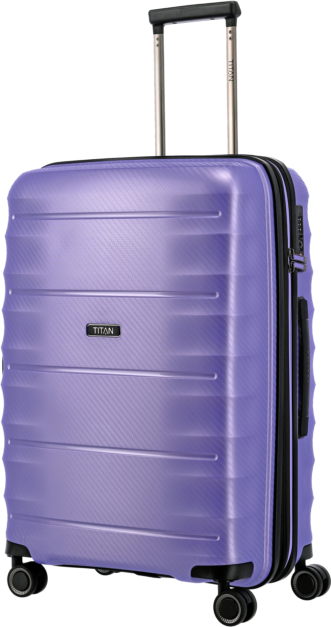 Чемодан Titan HIGHLIGHT/Lilac Metallic на 4 колесах M exp. (50/70л,3,2кг) (46x67x28см) Ti842405-18
Чемодан Titan HIGHLIGHT/Lilac Metallic на 4 колесах M exp. (50/70л,3,2кг) (46x67x28см) Ti842405-18