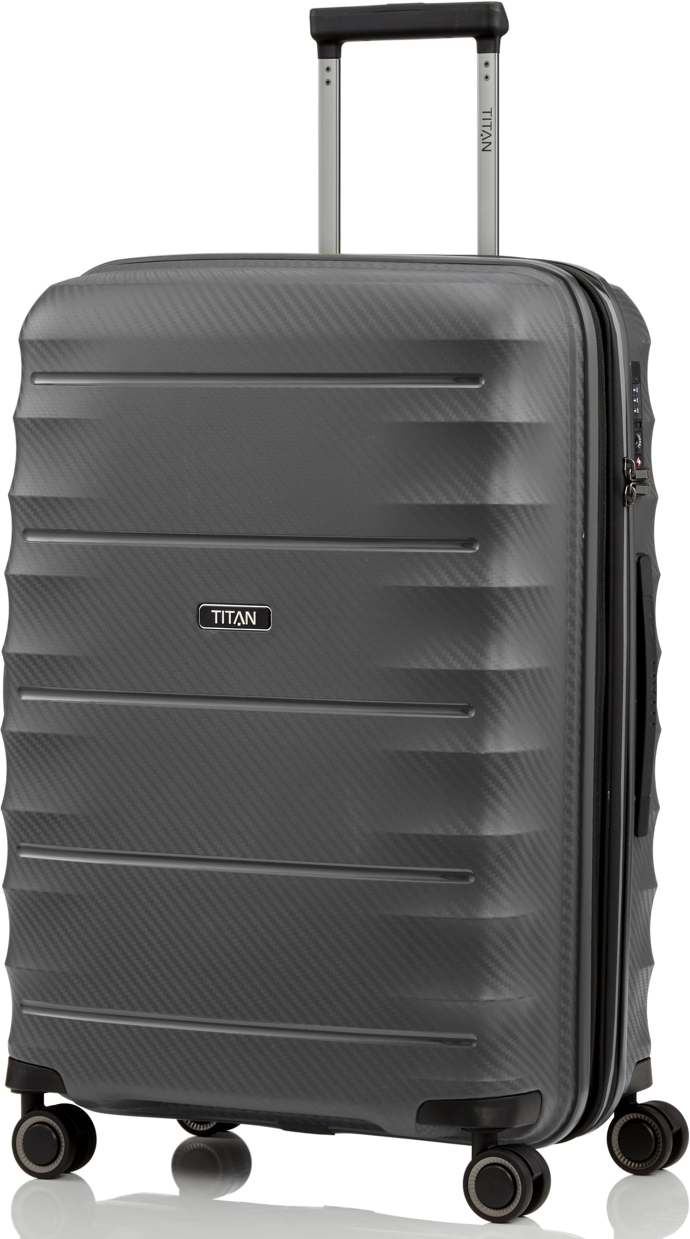 Чемодан Titan HIGHLIGHT/Anthracite на 4 колесах M exp. (50/70л,3,2кг) (46x67x28см) Ti842405-03
Чемодан Titan HIGHLIGHT/Anthracite на 4 колесах M exp. (50/70л,3,2кг) (46x67x28см) Ti842405-03