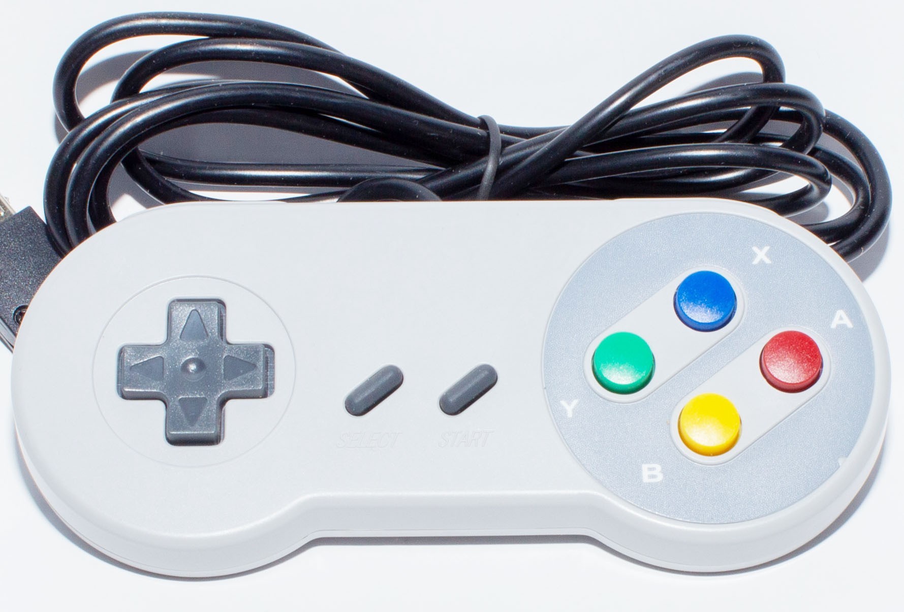 Джойстик USB для компьютера (дизайн "Супер Нинтендо", для игр SNES, Sega и Денди на ПК и ноутбуке, 175 см)
Джойстик USB для компьютера (дизайн "Супер Нинтендо", для игр SNES, Sega и Денди на ПК и ноутбуке, 175 см)