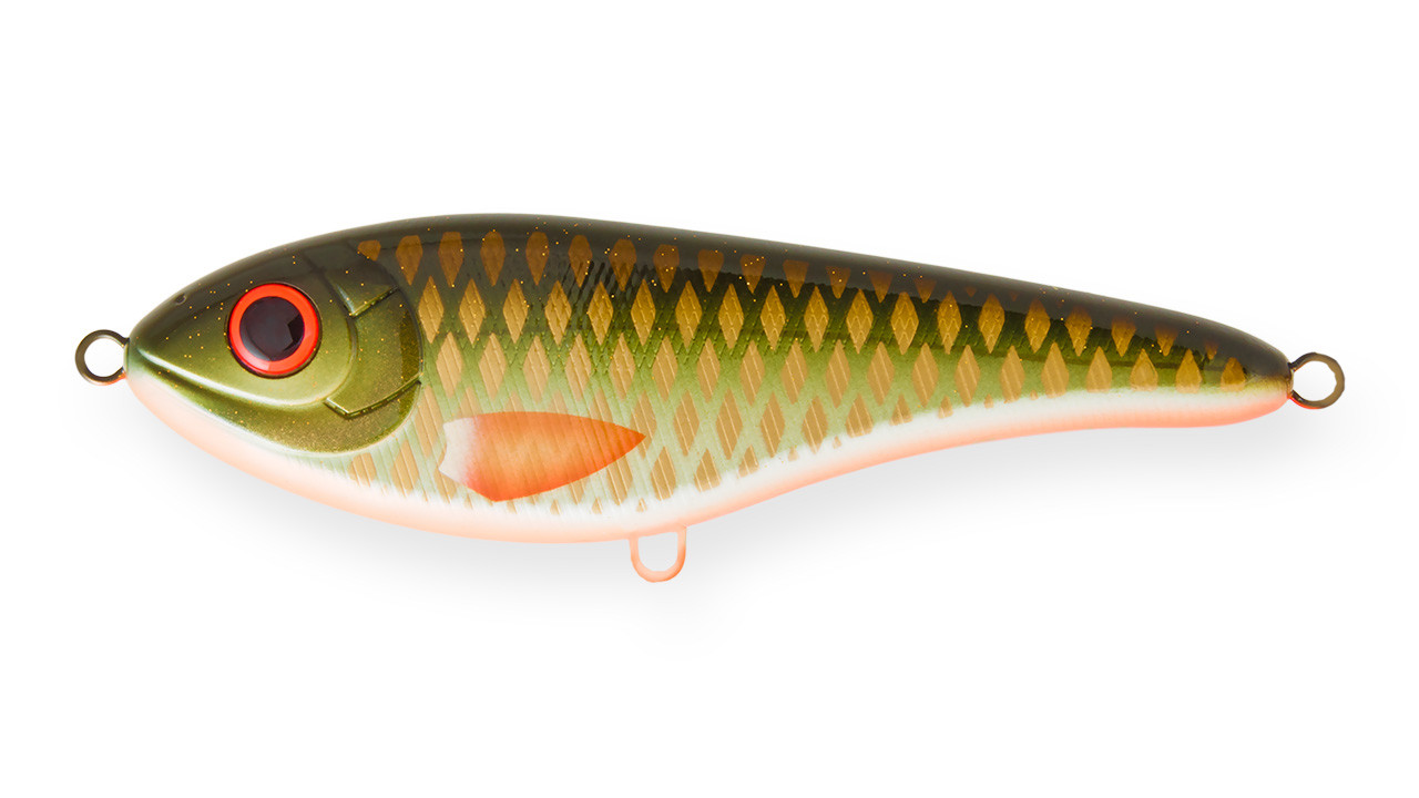 Джерк Бейт Strike Pro Buster Jerk тонущий 15см 75гр Загл.0,5-4,0м WOLF COLOR #C478F (82832)
Джерк Бейт Strike Pro Buster Jerk тонущий 15см 75гр Загл.0,5-4,0м WOLF COLOR #C478F (82832)