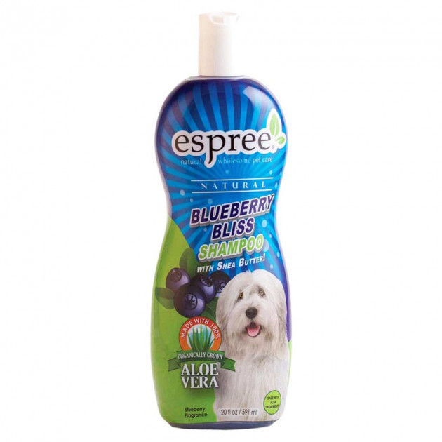 Шампунь для собак и котов Черничное блаженство с маслом Ши Blueberry Bliss Shampoo with Shea Butter 591 мл Espree BGL-ES-42
Шампунь для собак и котов Черничное блаженство с маслом Ши Blueberry Bliss Shampoo with Shea Butter 591 мл Espree BGL-ES-42