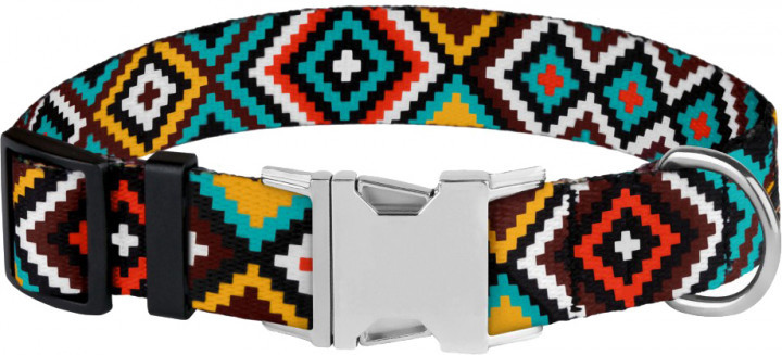 Ошейник для собак BronzeDog Tribal Гуцульский нейлоновый с металлической пряжкой L Ментоловый (34/1373/Т)
Ошейник для собак BronzeDog Tribal Гуцульский нейлоновый с металлической пряжкой L Ментоловый (34/1373/Т)