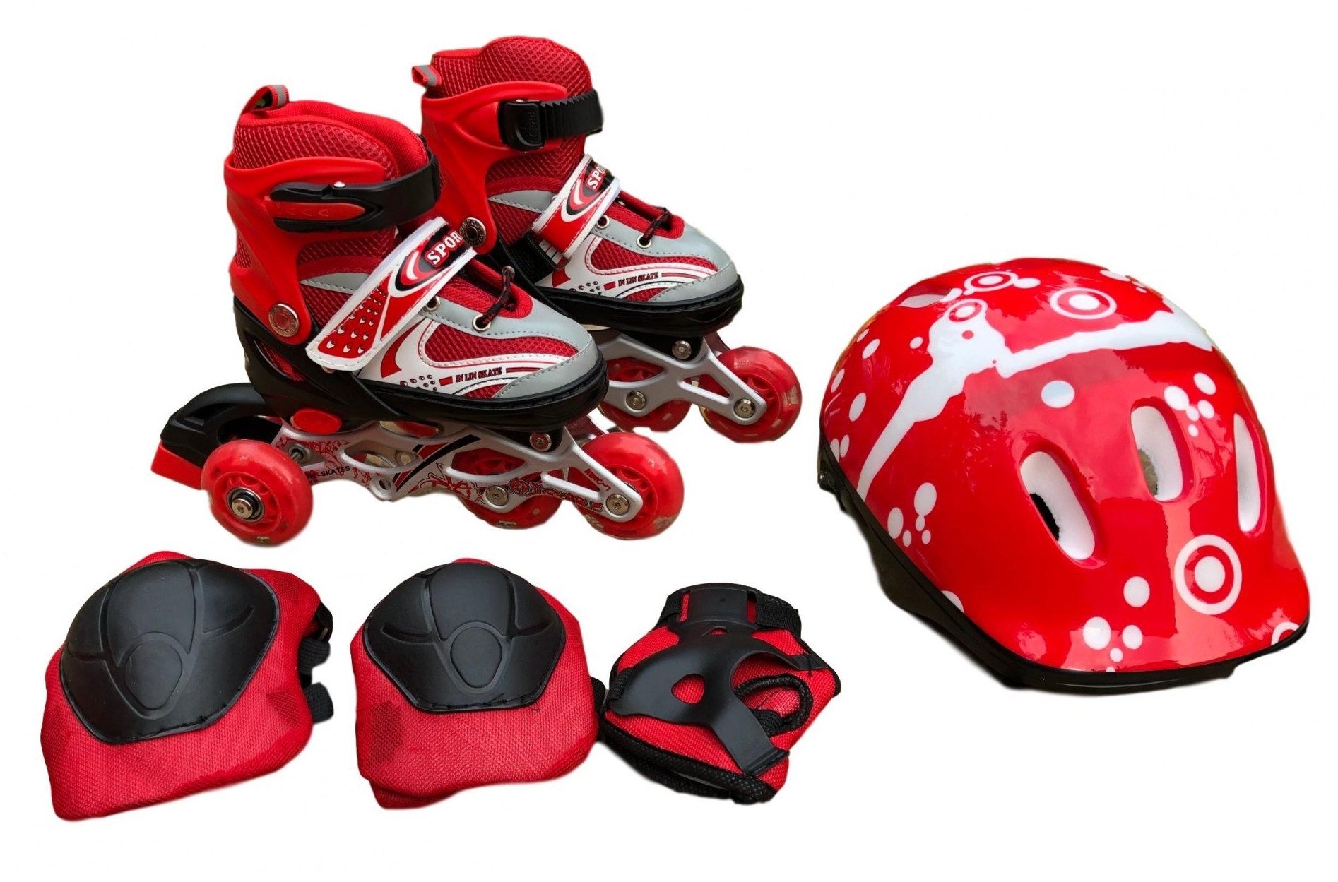 Роликовые коньки с защитой In Lin Skate 129BTD Ролики Комплект (M 34-38) Красные
Роликовые коньки с защитой In Lin Skate 129BTD Ролики Комплект (M 34-38) Красные
