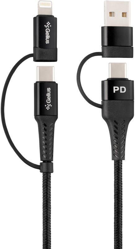 Кабель Gelius Pro Unimog 2 GP-UC106 4in1 (USB-A/Type to Type-C/Lightning) PD Black (18W)
Кабель Gelius Pro Unimog 2 GP-UC106 4in1 (USB-A/Type to Type-C/Lightning) PD Black (18W)