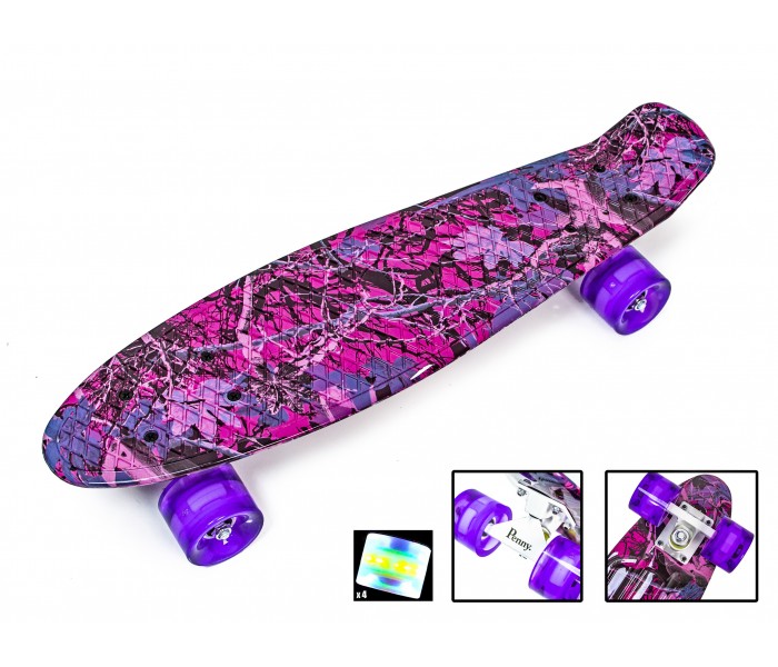 Penny Board "Розовый Лес" Светящиеся колеса, антискользящая обработка поверхности
Penny Board "Розовый Лес" Светящиеся колеса, антискользящая обработка поверхности