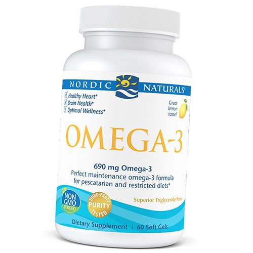 Омега-3 в рыбном желатине, Omega-3 in Fish Gelatin, Nordic Naturals 60гелкапс Лимон (67352042)
Омега-3 в рыбном желатине, Omega-3 in Fish Gelatin, Nordic Naturals 60гелкапс Лимон (67352042)