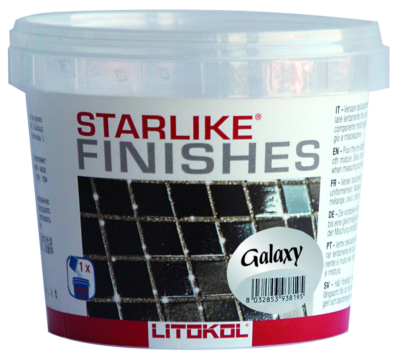Добавка GALAXY в эпоксидную затирку Litokol Starlike EVO эффект перламутра на 5кг
Добавка GALAXY в эпоксидную затирку Litokol Starlike EVO эффект перламутра на 5кг