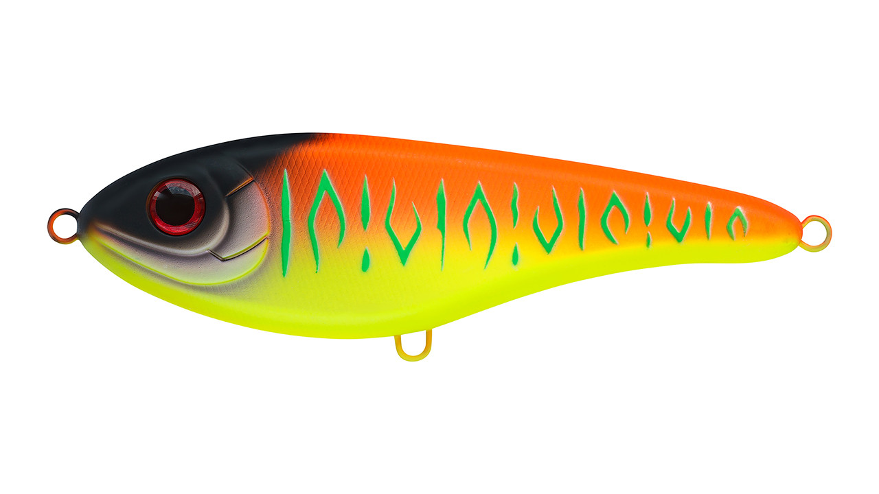 Воблер Джеркбейт Strike Pro Buster Jerk II Shallow Runner, 120 мм, 37 гр, Загл. 0,3м.-2,0м., Медленно всплывающий, цвет: A242S Sunrise Mat Tiger, (EG-049#A242S) (115867)
Воблер Джеркбейт Strike Pro Buster Jerk II Shallow Runner, 120 мм, 37 гр, Загл. 0,3м.-2,0м., Медленно всплывающий, цвет: A242S Sunrise Mat Tiger, (EG-049#A242S) (115867)