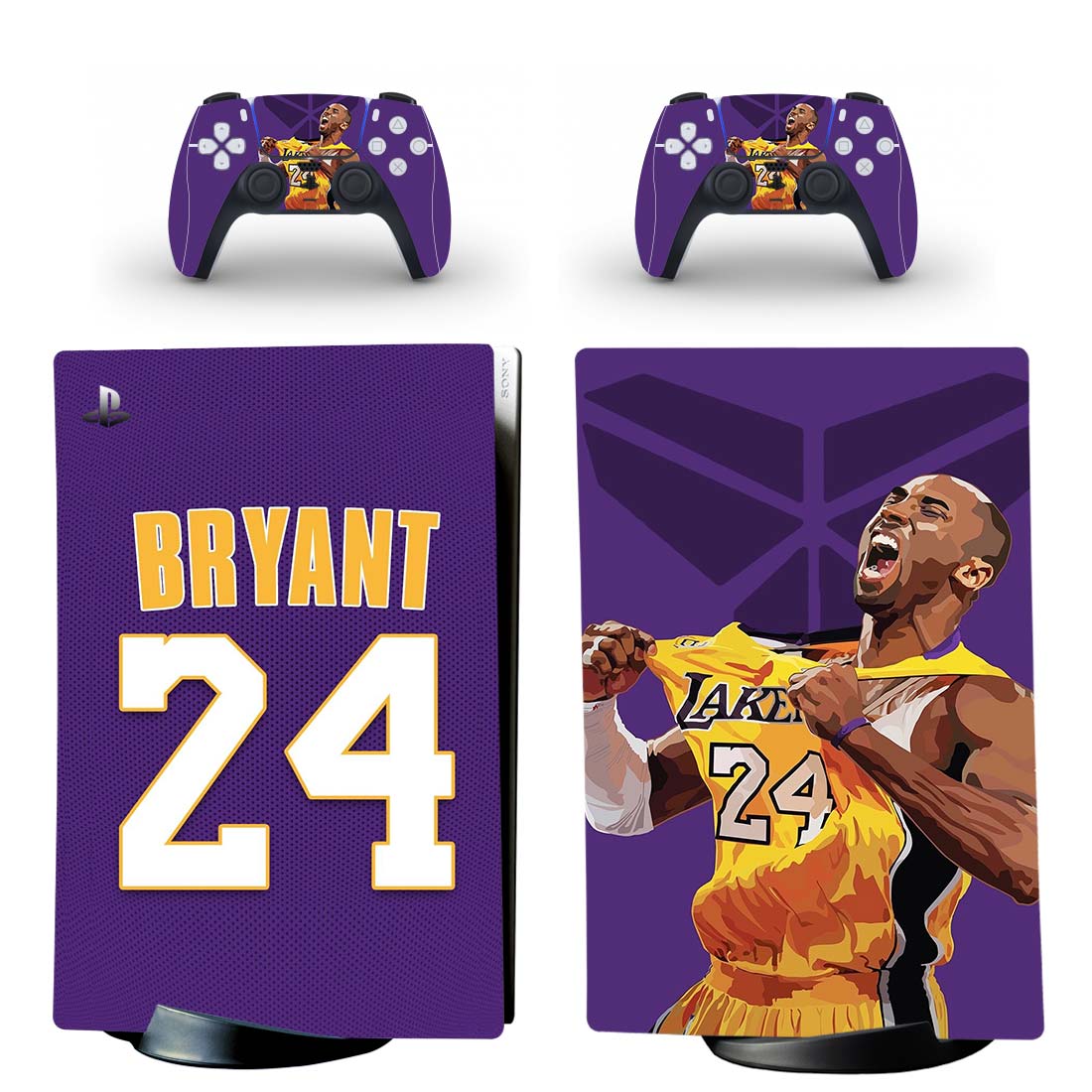 Виниловые наклейки на PS5 Digital Edition и геймпад DualSense Kobe Bryant Sony PlayStation 5 игровая консоль Skin (PV5017)
Виниловые наклейки на PS5 Digital Edition и геймпад DualSense Kobe Bryant Sony PlayStation 5 игровая консоль Skin (PV5017)