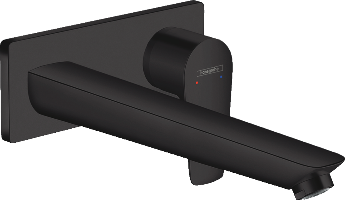 Змішувач Hansgrohe Talis E для раковини зі стіни прихованого монтажу, 225 мм / Matt Black (71734670)
Змішувач Hansgrohe Talis E для раковини зі стіни прихованого монтажу, 225 мм / Matt Black (71734670)