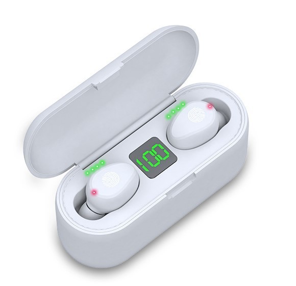 Беспроводные bluetooth наушники True Wireless F9 TWS с зарядным отсеком 1200 мАч Белые
Беспроводные bluetooth наушники True Wireless F9 TWS с зарядным отсеком 1200 мАч Белые