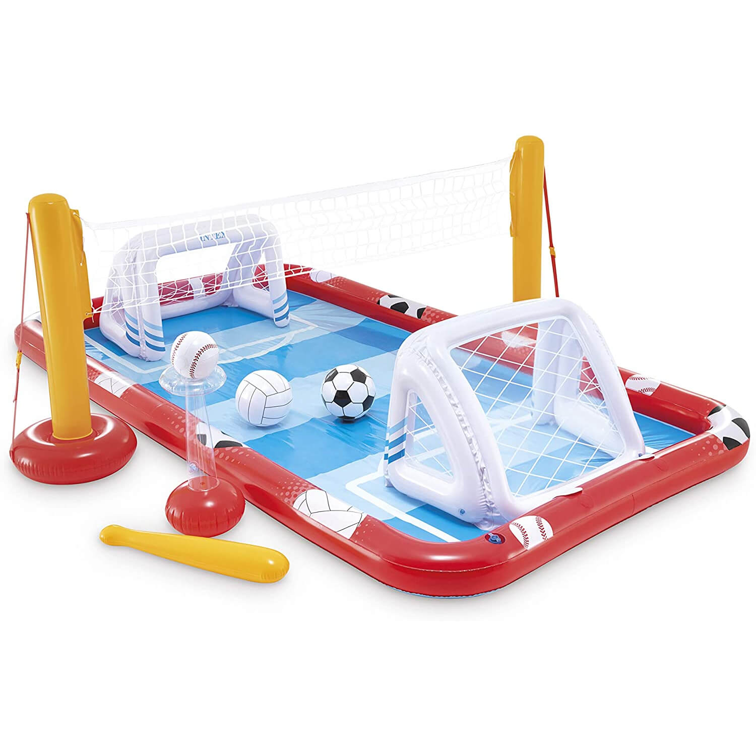 Надувной игровой центр Intex «Action Sports» с воротами и сеткой 325-267-102 см 57147 Intex (57147)
Надувной игровой центр Intex «Action Sports» с воротами и сеткой 325-267-102 см 57147 Intex (57147)
