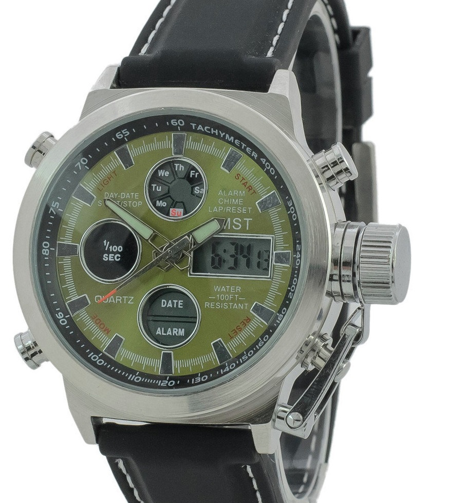 Армейские часы AMST 3003 silver green black кварцевые противоударные армейские часы
Армейские часы AMST 3003 silver green black кварцевые противоударные армейские часы