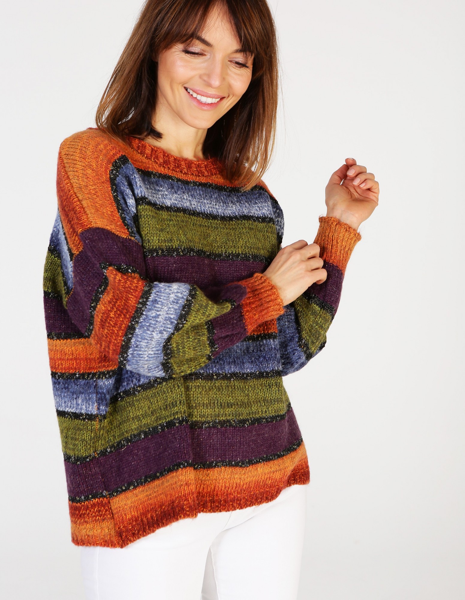 Свитер Unisono 211-MI207 One Size разноцветный в полоску
Свитер Unisono 211-MI207 One Size разноцветный в полоску