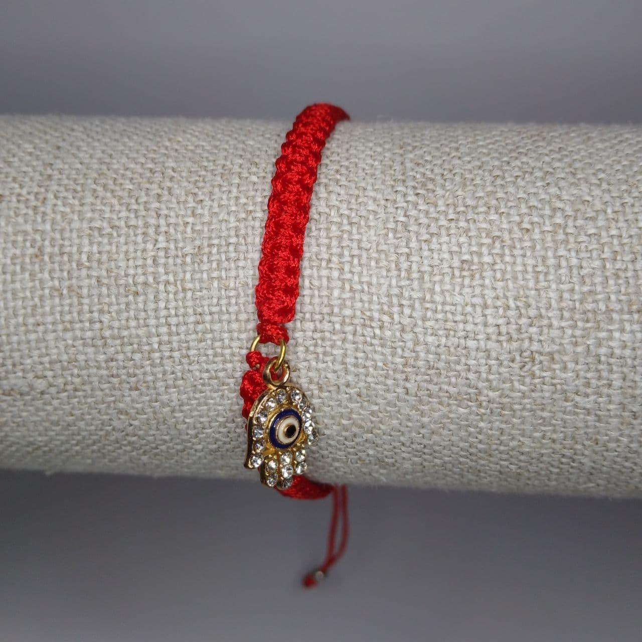 Браслет оберег красная нить с Божьей рукой на затяжке 004130
Браслет оберег красная нить с Божьей рукой на затяжке 004130