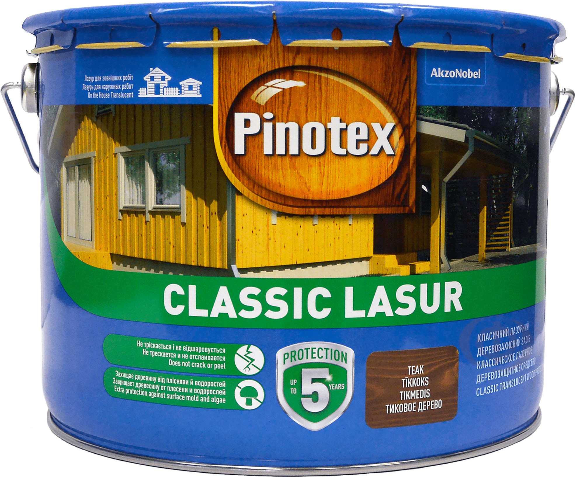 Лазурь Pinotex Classic Lasur - матовая алкидная пропитка для дерева, лазурная, с декоративным эффектом, орегон, 10 л (5302401)
Лазурь Pinotex Classic Lasur - матовая алкидная пропитка для дерева, лазурная, с декоративным эффектом, орегон, 10 л (5302401)