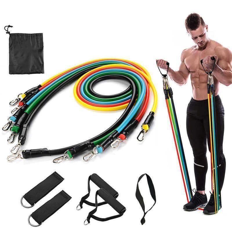 Набор эспандеров для фитнеса многофункциональный на 5 жгутов Power Resistance Bands + чехол
Набор эспандеров для фитнеса многофункциональный на 5 жгутов Power Resistance Bands + чехол