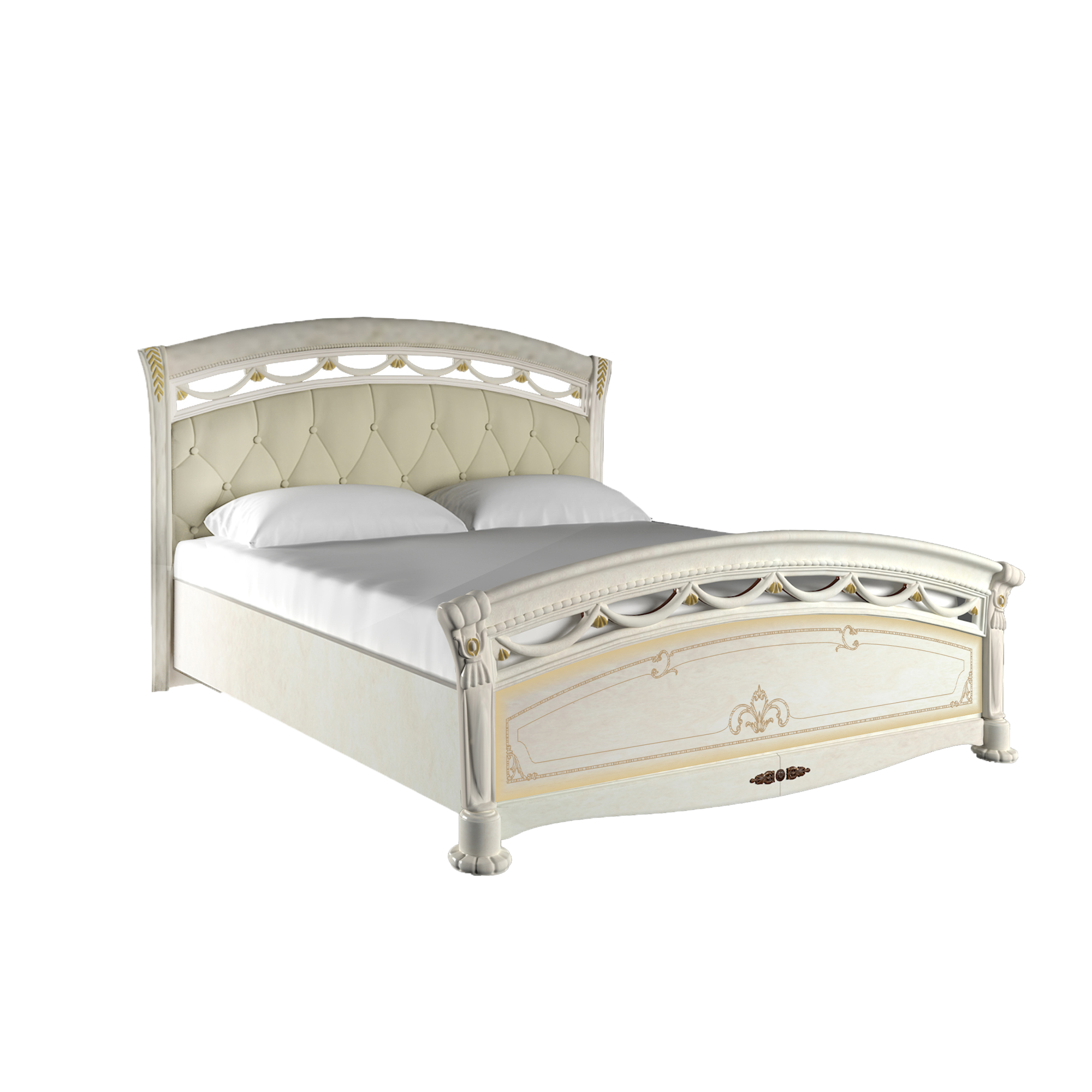 Кровать MiroMark Роселла Люкс двуспальная мягкая спинка бежевый 180х200 RS-39-RB + LM-38-ZV
Кровать MiroMark Роселла Люкс двуспальная мягкая спинка бежевый 180х200 RS-39-RB + LM-38-ZV