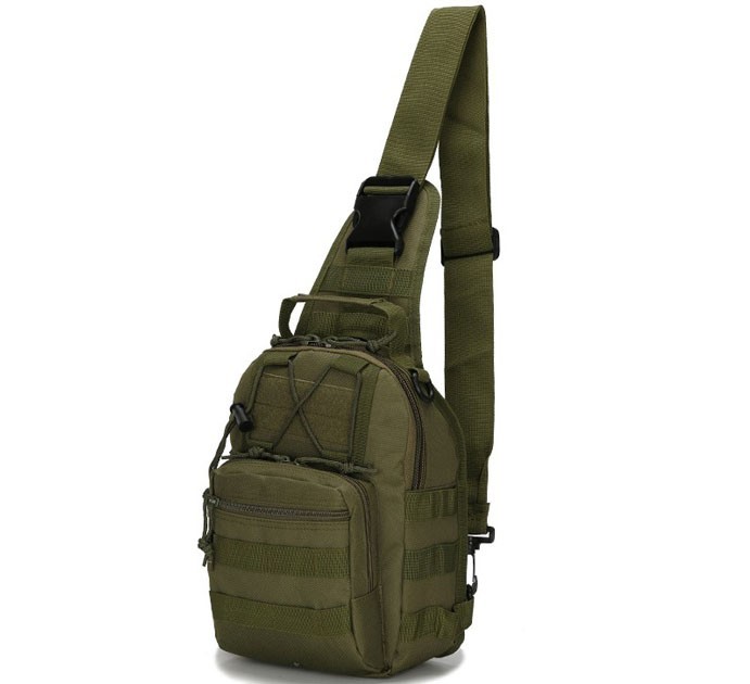 Однолямочный тактический рюкзак, городская военная сумка Tactical на 7 л Olive (095-olive)
Однолямочный тактический рюкзак, городская военная сумка Tactical на 7 л Olive (095-olive)