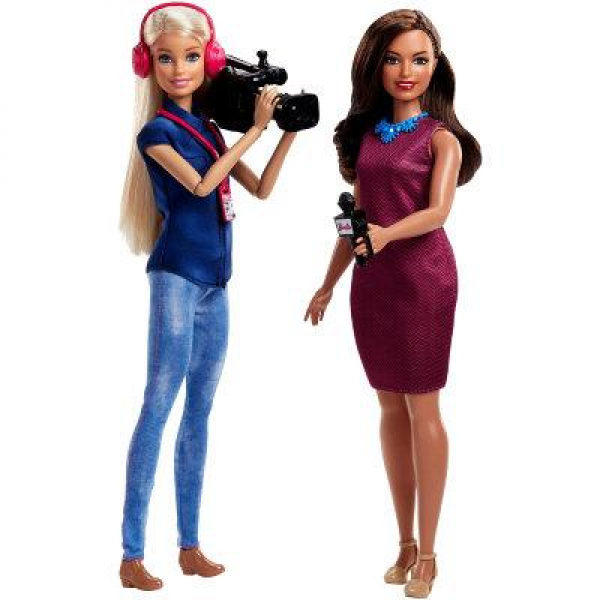 Кукольный набор игровой Куклы Барби Карьера Команда теленовостей - Barbie Careers TV News Team Dolls
Кукольный набор игровой Куклы Барби Карьера Команда теленовостей - Barbie Careers TV News Team Dolls