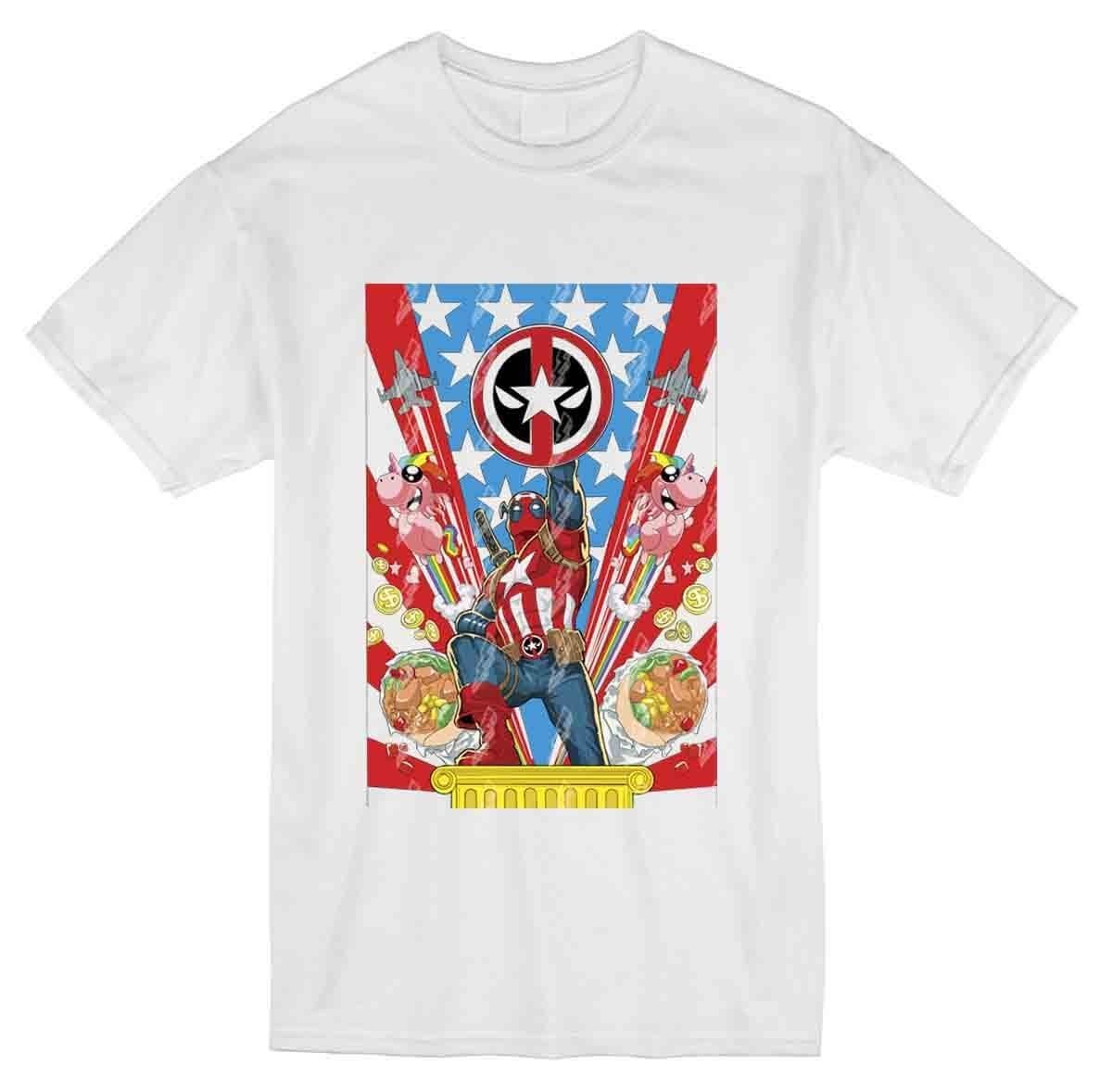 Футболка мужская с принтом "Комикс Дедпул Америка*Comics Deadpool America" белая TM WallZoo, Футболка мужская с принтом "Комикс Дедпул Америка*Comics Deadpool America" белая L TM WallZoo
Футболка мужская с принтом "Комикс Дедпул Америка*Comics Deadpool America" белая TM WallZoo, Футболка мужская с принтом "Комикс Дедпул Америка*Comics Deadpool America" белая L TM WallZoo