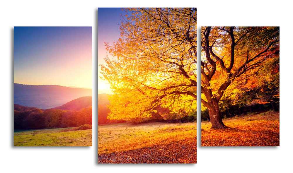 Модульная картина LaPrint Закат в долине 200x117 см 
Модульная картина LaPrint Закат в долине 200x117 см