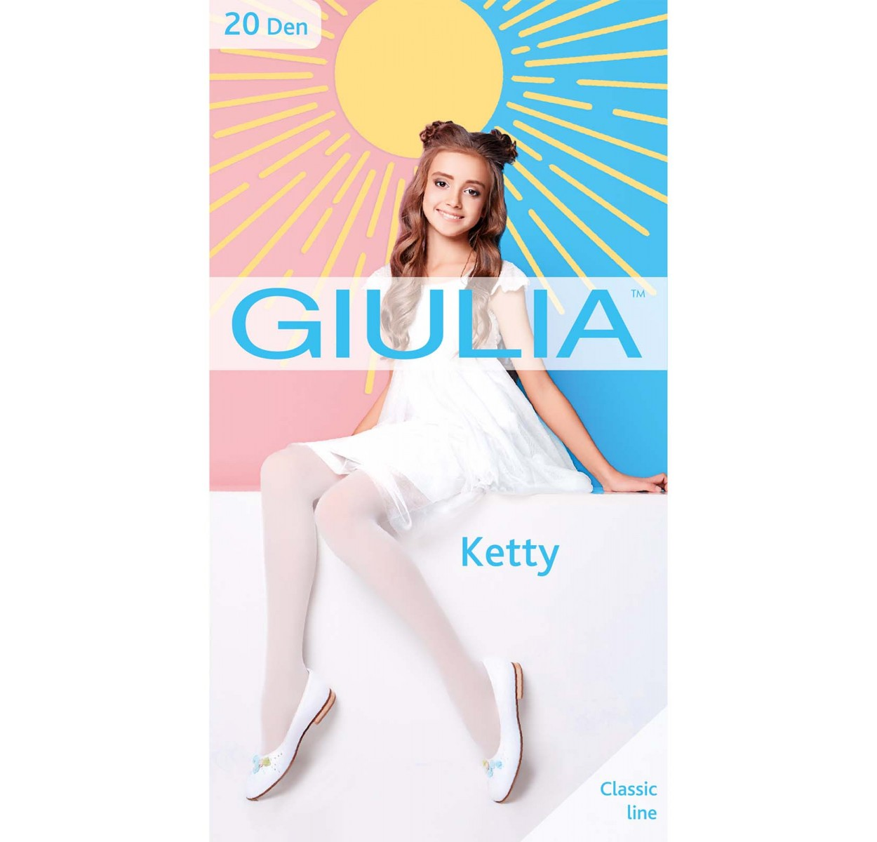 Детские капроновые колготки Giulia Ketty 20, Артикул: 150262-легкий загар (140/146 СМ)
Детские капроновые колготки Giulia Ketty 20, Артикул: 150262-легкий загар (140/146 СМ)