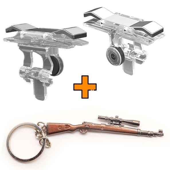 Игровые контроллеры Marpiel E9 Silver (геймпад триггеры курки для смартфона для PUBG) + Kar98k
Игровые контроллеры Marpiel E9 Silver (геймпад триггеры курки для смартфона для PUBG) + Kar98k