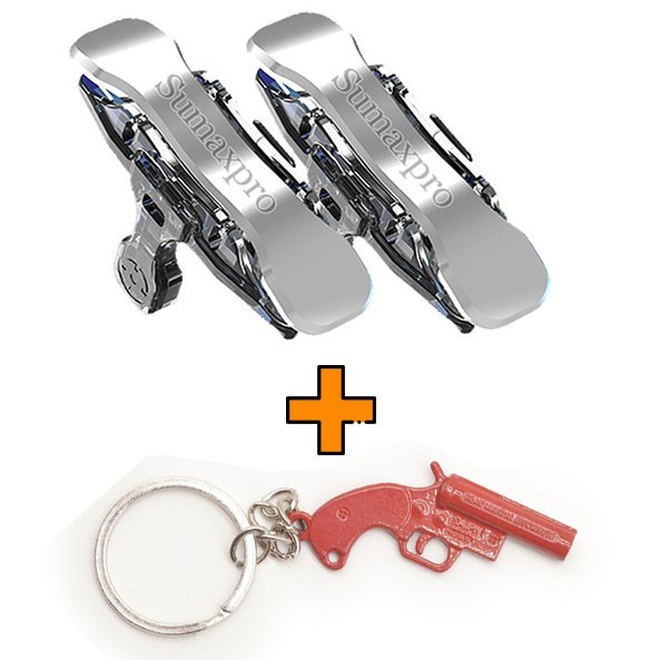 Игровые контроллеры Marpiel X8 (геймпад триггеры курки для смартфона для PUBG) + Flare Gun
Игровые контроллеры Marpiel X8 (геймпад триггеры курки для смартфона для PUBG) + Flare Gun