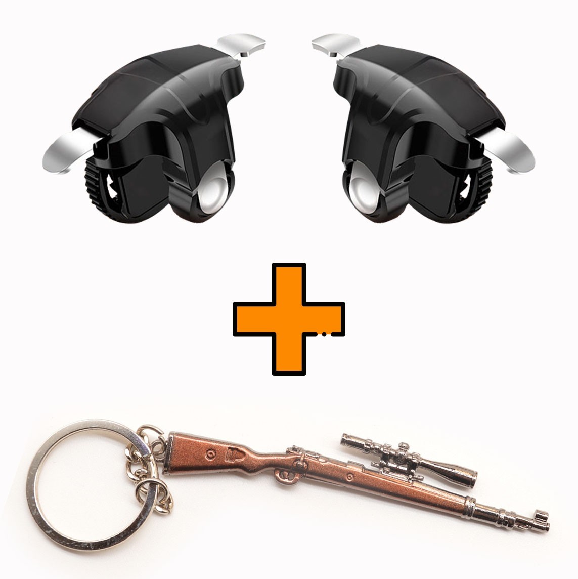 Игровые контроллеры Marpiel HX Black (геймпад триггеры курки для смартфона для PUBG) + Kar98k
Игровые контроллеры Marpiel HX Black (геймпад триггеры курки для смартфона для PUBG) + Kar98k